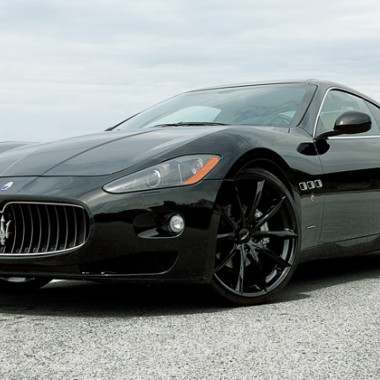 22" wheel Gloss Black Convex D704 Maserati Granturismo