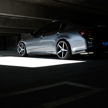 20" wheel Matte Black Couture Infiniti G37 Sedan