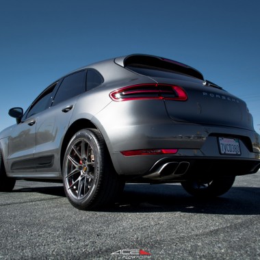 ACE Flowform 20" AFF02 V002 Custom Brushed Double Dark Tint Porsche Macan Aftermarket Wheels