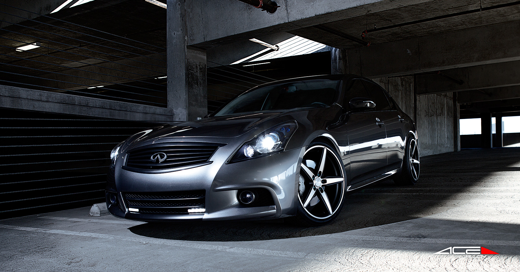 20" wheel Matte Black Couture Infiniti G37 Sedan