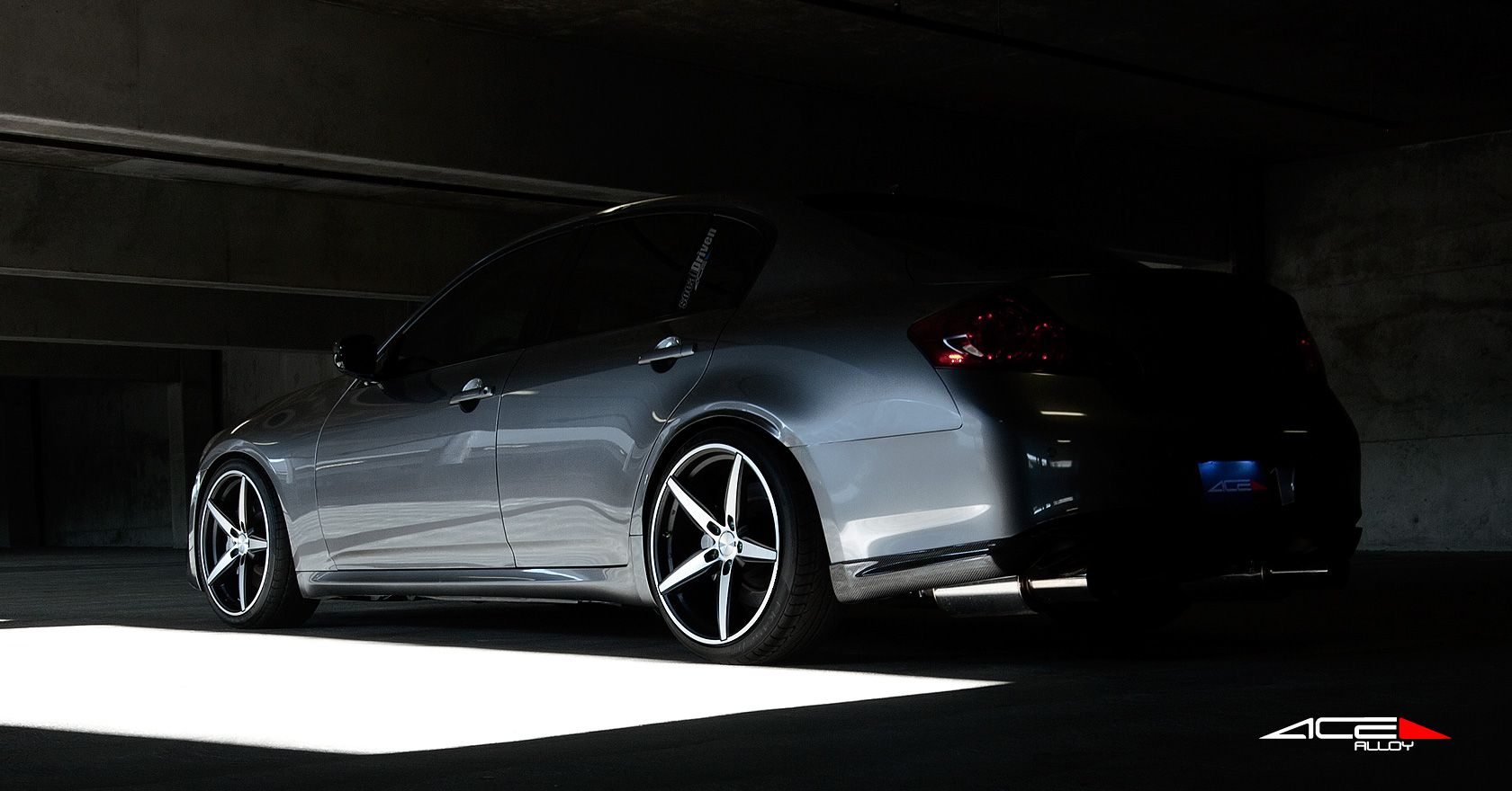 20" wheel Matte Black Couture Infiniti G37 Sedan