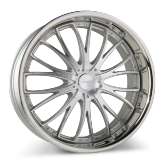 EMINENCE D709 Matte Silver Machined Face w/SS Lip wheels & rims