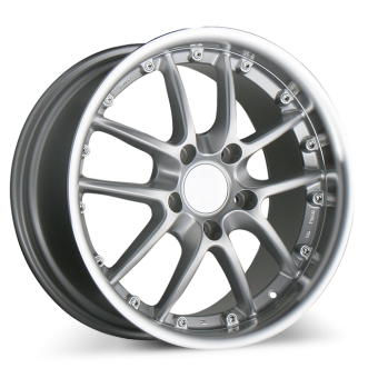 SPYDER for Porsche A130B Silver with Machined Lip wheels & rims