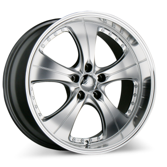 TREND C053 Hypersilver with Machined Lip wheels & rims