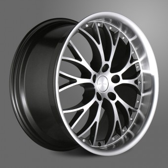 WEBB D682 Black Machined Face and Lip wheels & rims